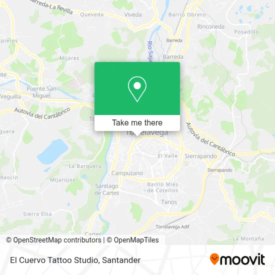 El Cuervo Tattoo Studio map