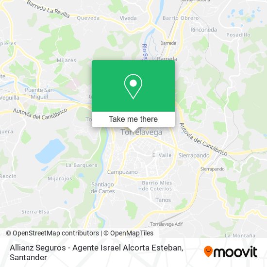 Allianz Seguros - Agente Israel Alcorta Esteban map