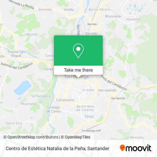 Centro de Estética Natalia de la Peña map