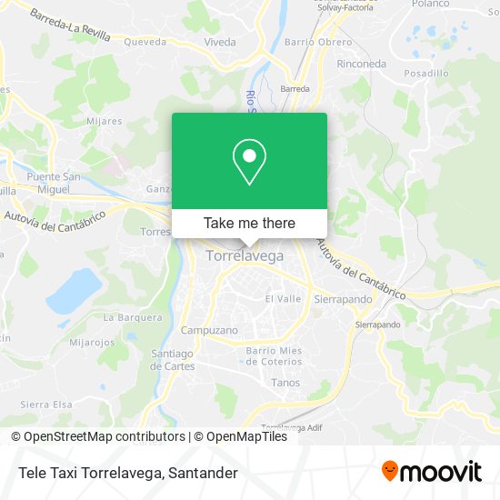 Tele Taxi Torrelavega map