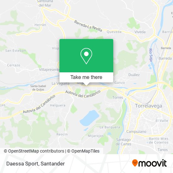 mapa Daessa Sport