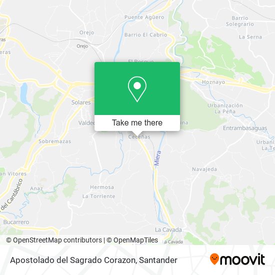 Apostolado del Sagrado Corazon map