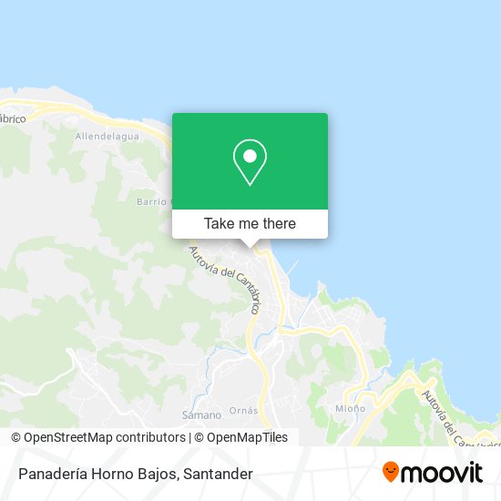 Panadería Horno Bajos map