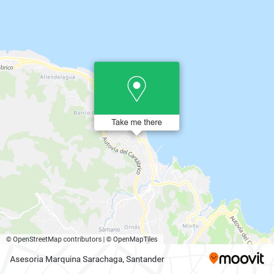 Asesoria Marquina Sarachaga map