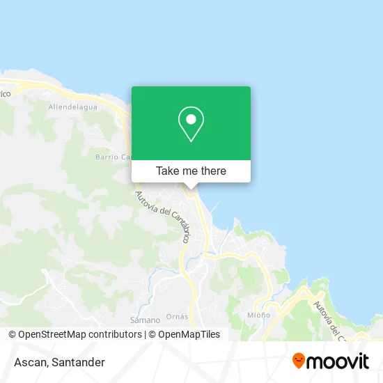 mapa Ascan