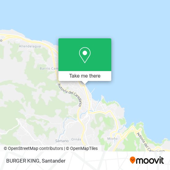 BURGER KING map