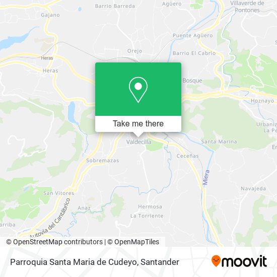 Parroquia Santa Maria de Cudeyo map