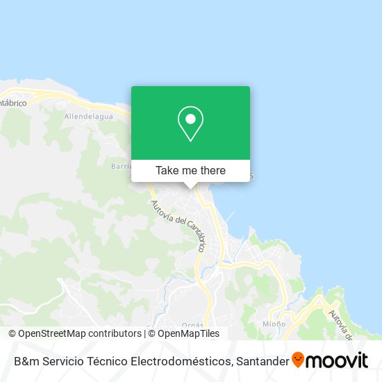 B&m Servicio Técnico Electrodomésticos map