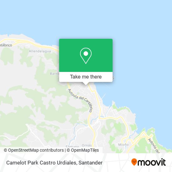 Camelot Park Castro Urdiales map