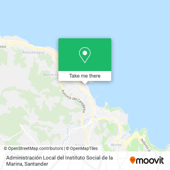 Administración Local del Instituto Social de la Marina map