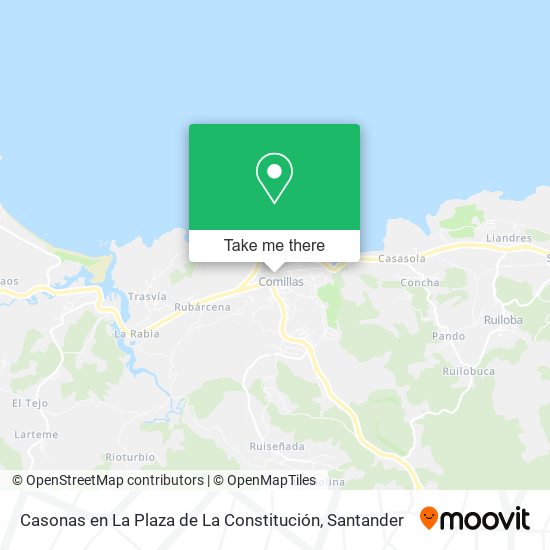Casonas en La Plaza de La Constitución map