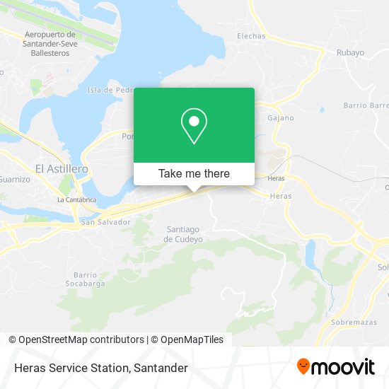 mapa Heras Service Station