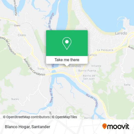 Blanco Hogar map