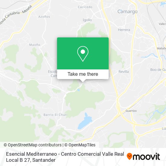 Esencial Mediterraneo - Centro Comercial Valle Real Local B 27 map