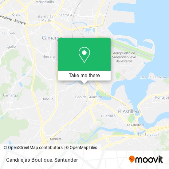 Candilejas Boutique map