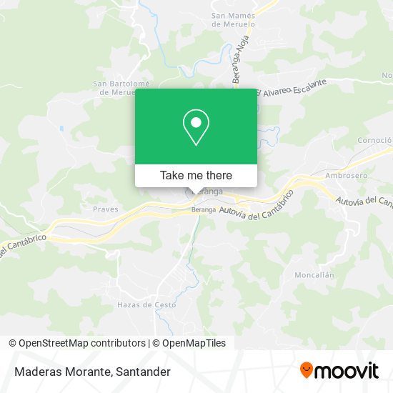 Maderas Morante map
