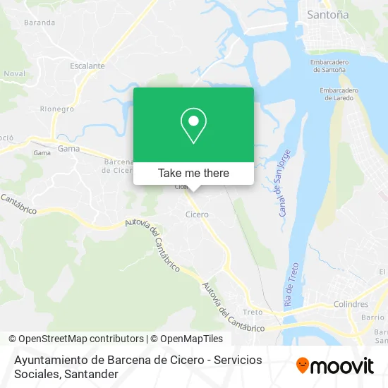 Ayuntamiento de Barcena de Cicero - Servicios Sociales map