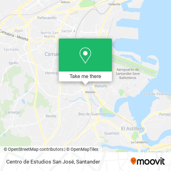 Centro de Estudios San José map