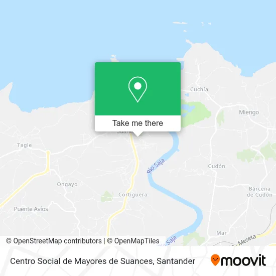 Centro Social de Mayores de Suances map
