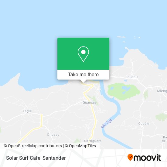 Solar Surf Cafe map