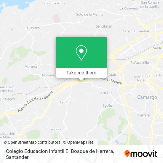 Colegio Educacion Infantil El Bosque de Herrera map