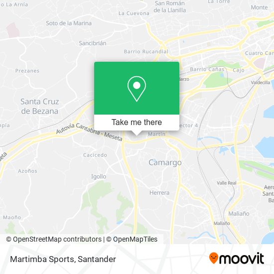 Martimba Sports map