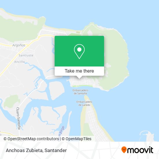 Anchoas Zubieta map