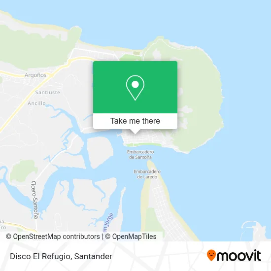 Disco El Refugio map