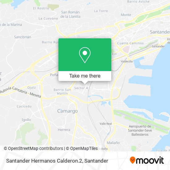 Santander Hermanos Calderon.2 map