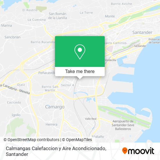 mapa Calmangas Calefaccion y Aire Acondicionado