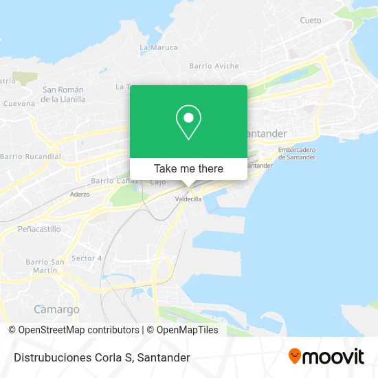 Distrubuciones Corla S map