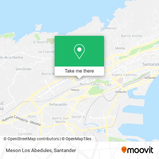 Meson Los Abedules map