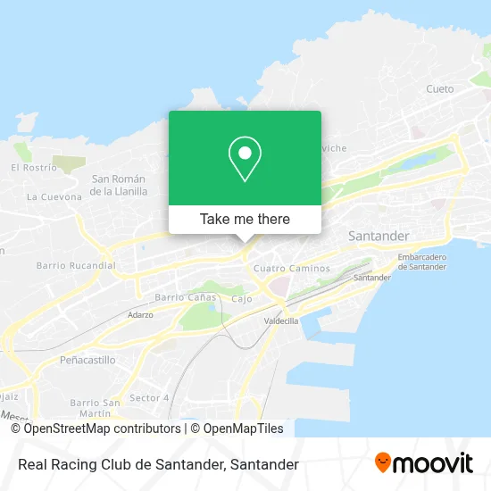 Real Racing Club de Santander map