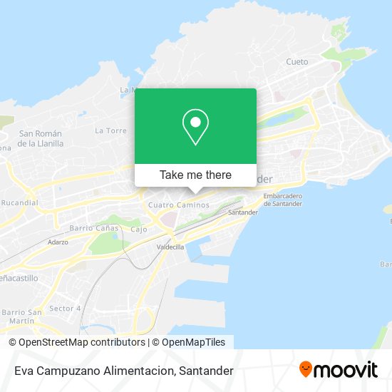 Eva Campuzano Alimentacion map