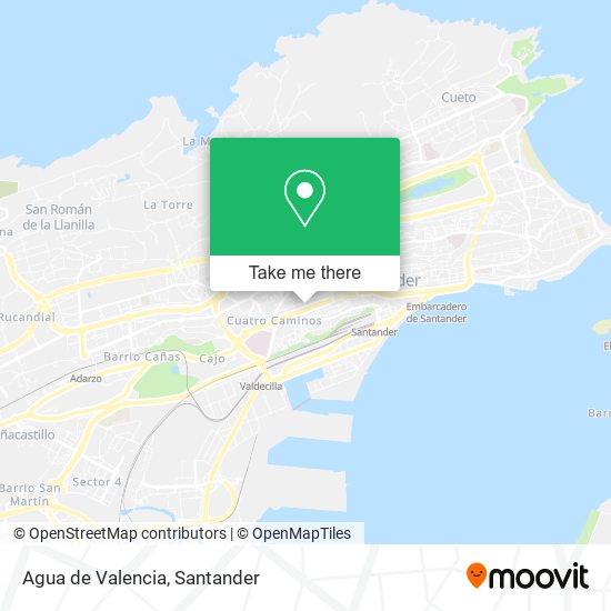 mapa Agua de Valencia