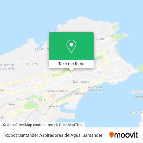 Robot Santander Aspiradores de Agua map