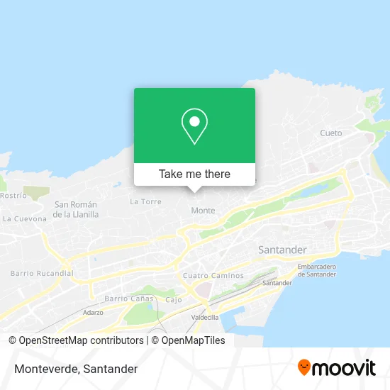 Monteverde map
