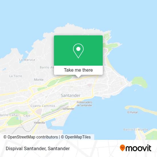 Dispival Santander map