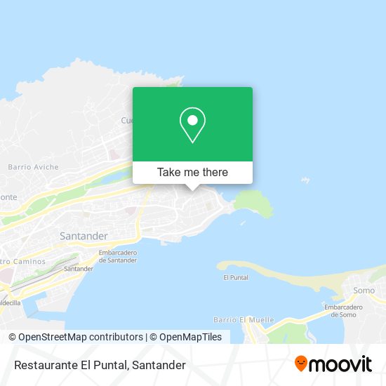 Restaurante El Puntal map