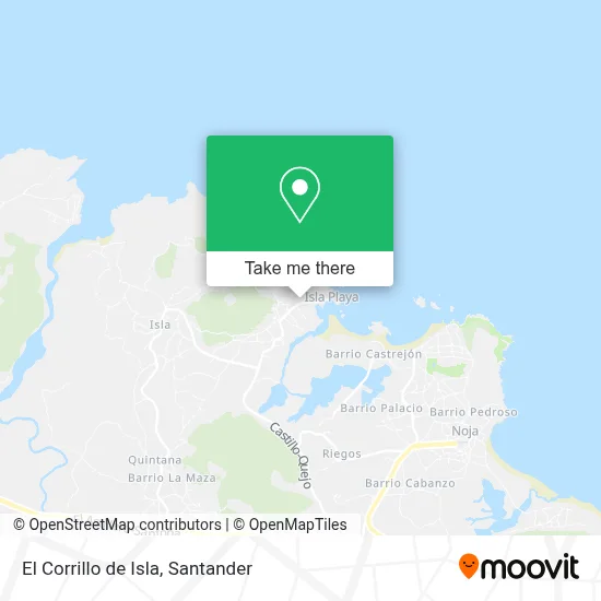 El Corrillo de Isla map