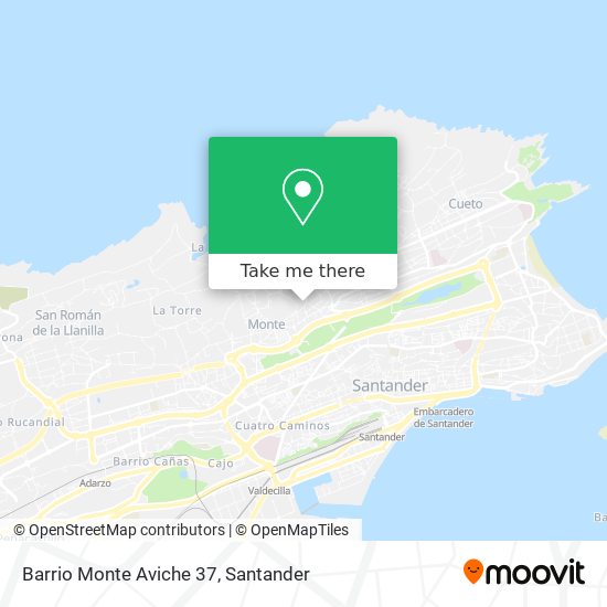 Barrio Monte Aviche 37 map