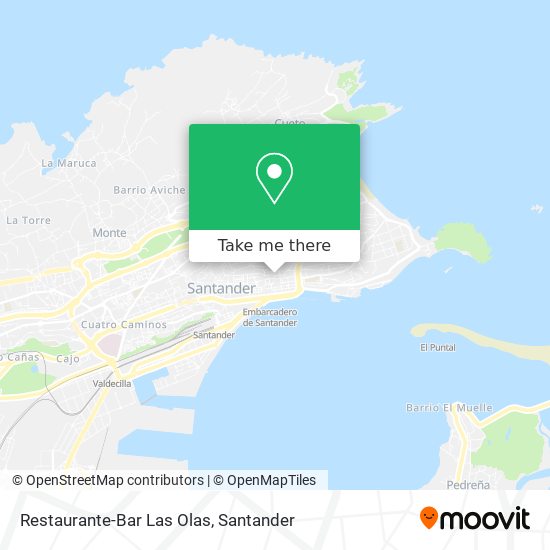 Restaurante-Bar Las Olas map