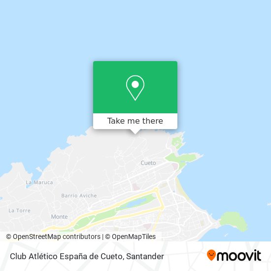 mapa Club Atlético España de Cueto