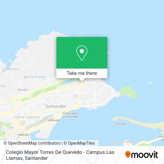 Colegio Mayor Torres De Quevedo - Campus Las Llamas map