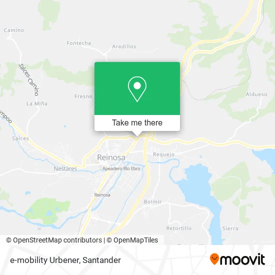 e-mobility Urbener map