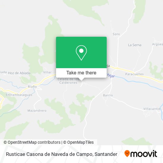 Rusticae Casona de Naveda de Campo map