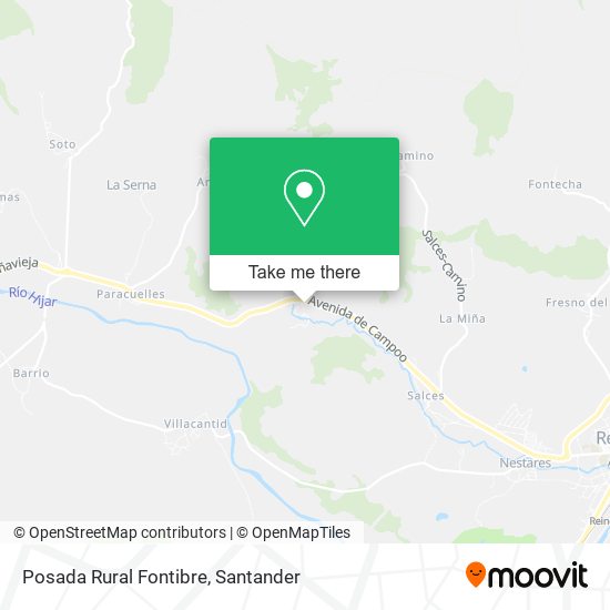 Posada Rural Fontibre map