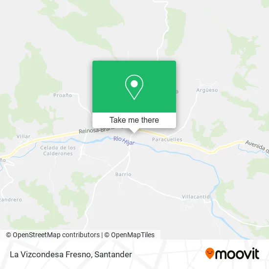 La Vizcondesa Fresno map