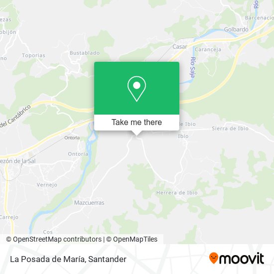 La Posada de María map