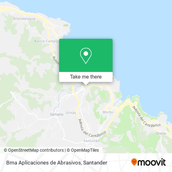 Bma Aplicaciones de Abrasivos map